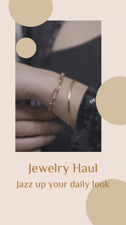 Plantilla de estilo elegante para joyería