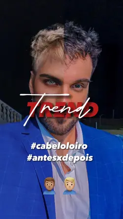 efeito cabelo loiro