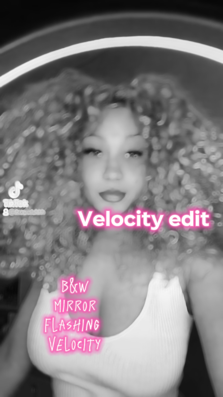Velocity/flash/B&W 💓