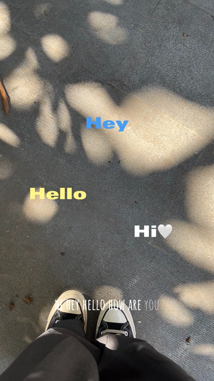 hi hey hello