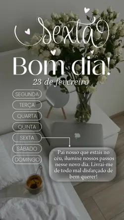 Bom dia sexta 