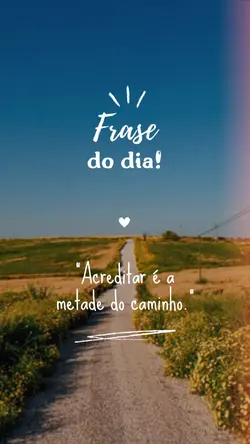 Frase do dia!