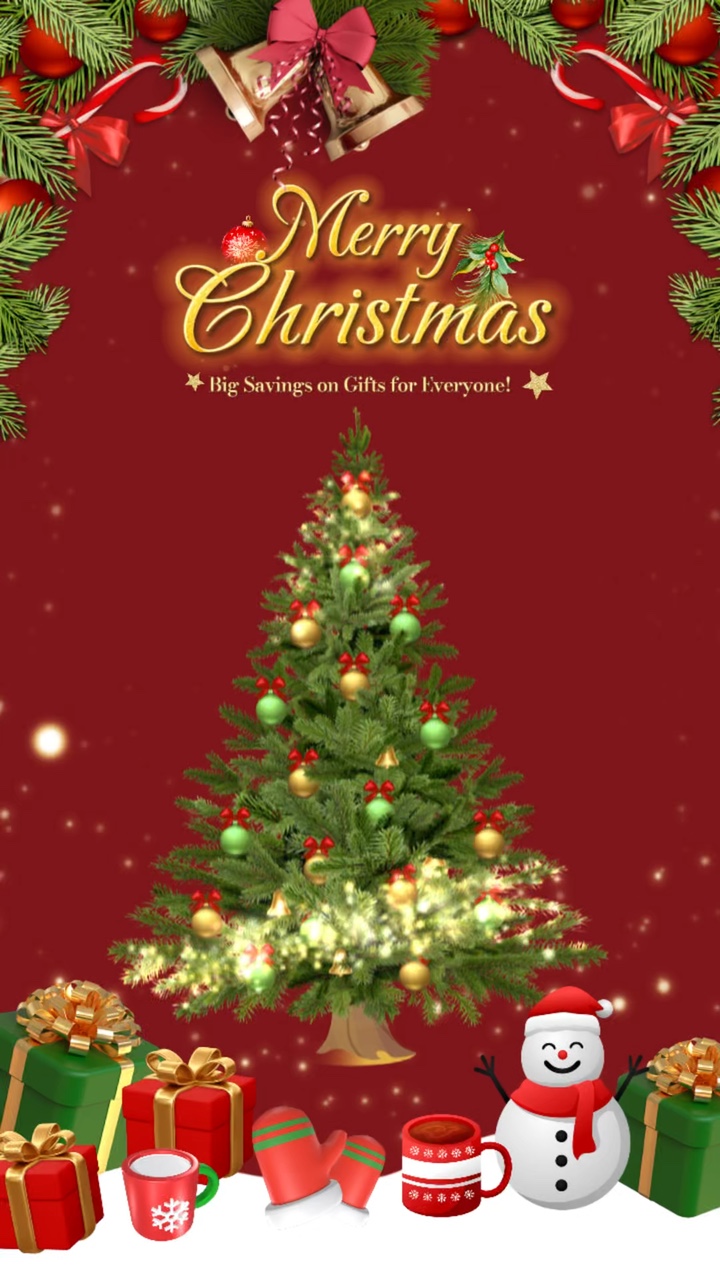 Dynamische Weihnachtsposter