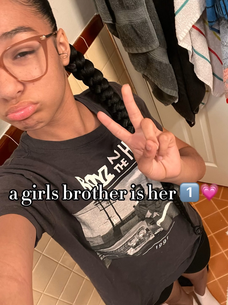 My lil brother 