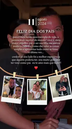 Feliz dia dos pais 