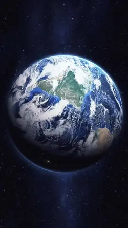 Space earth zoom