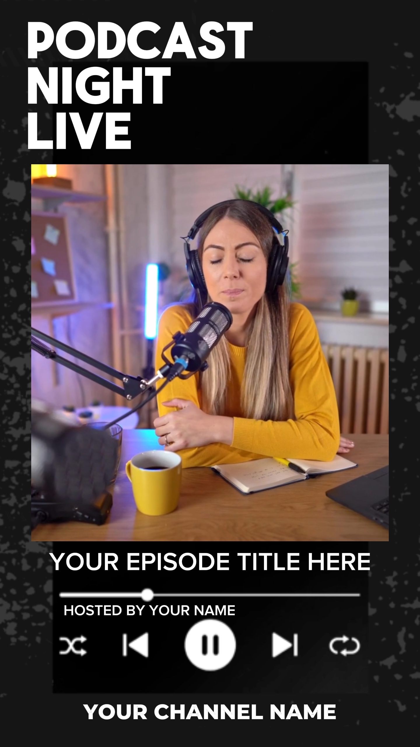 Plantilla de podcast