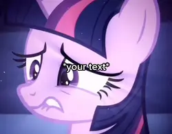 Sad pony
