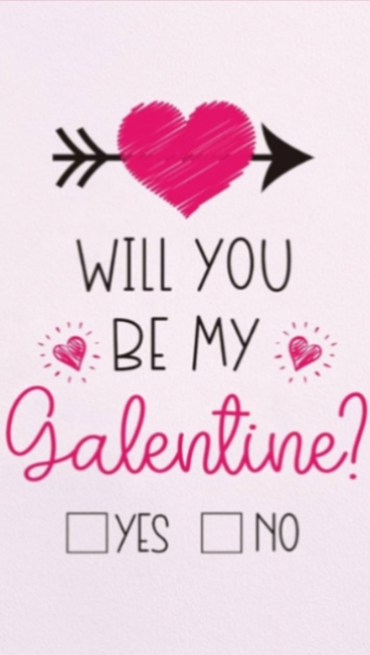 ¿Ser mi San Valentín?