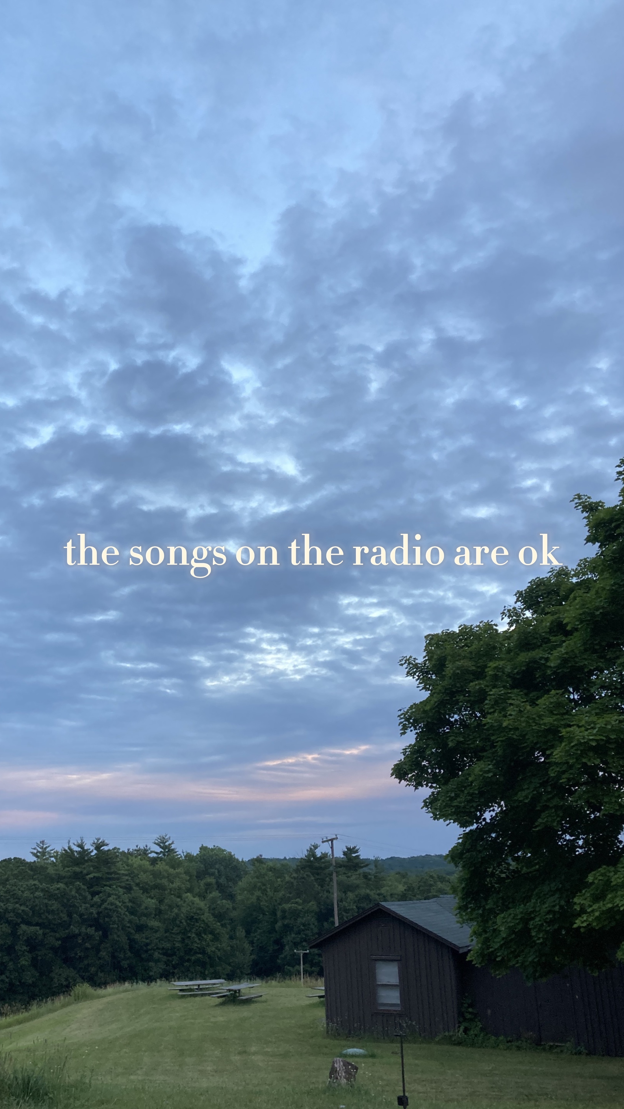 song on the radio