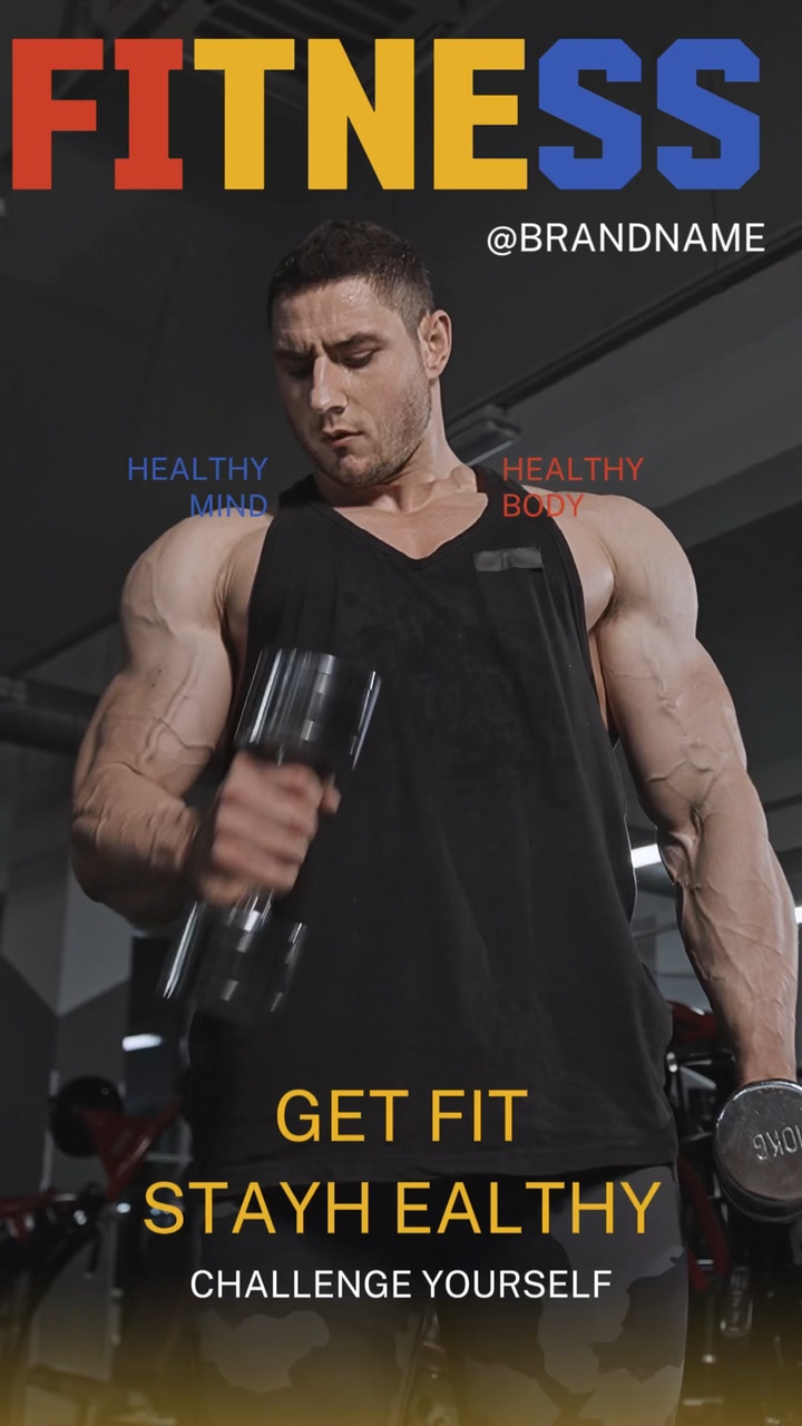 Magazin-Stil Fitness-Produkt-Promotion