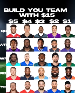 Build you team $15 