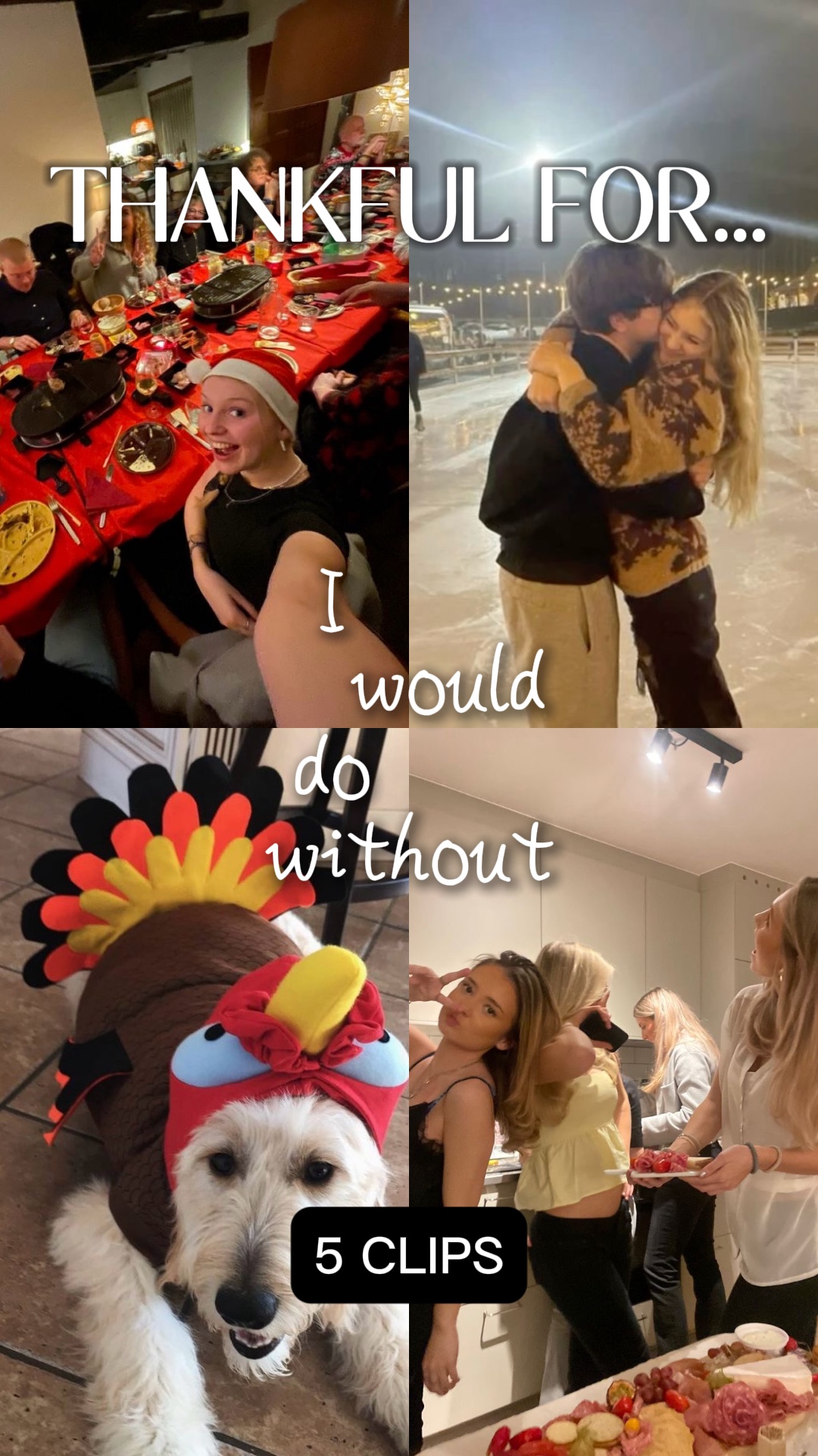 I'm thankful for...