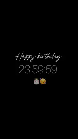 HAPPY BIRTHDAY 