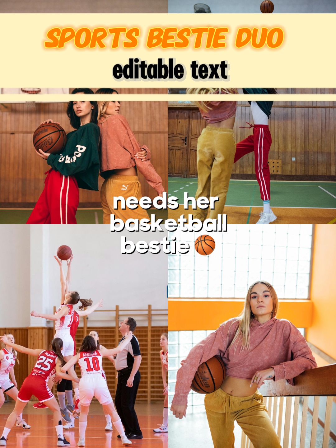 sports besties 🏀🏐 