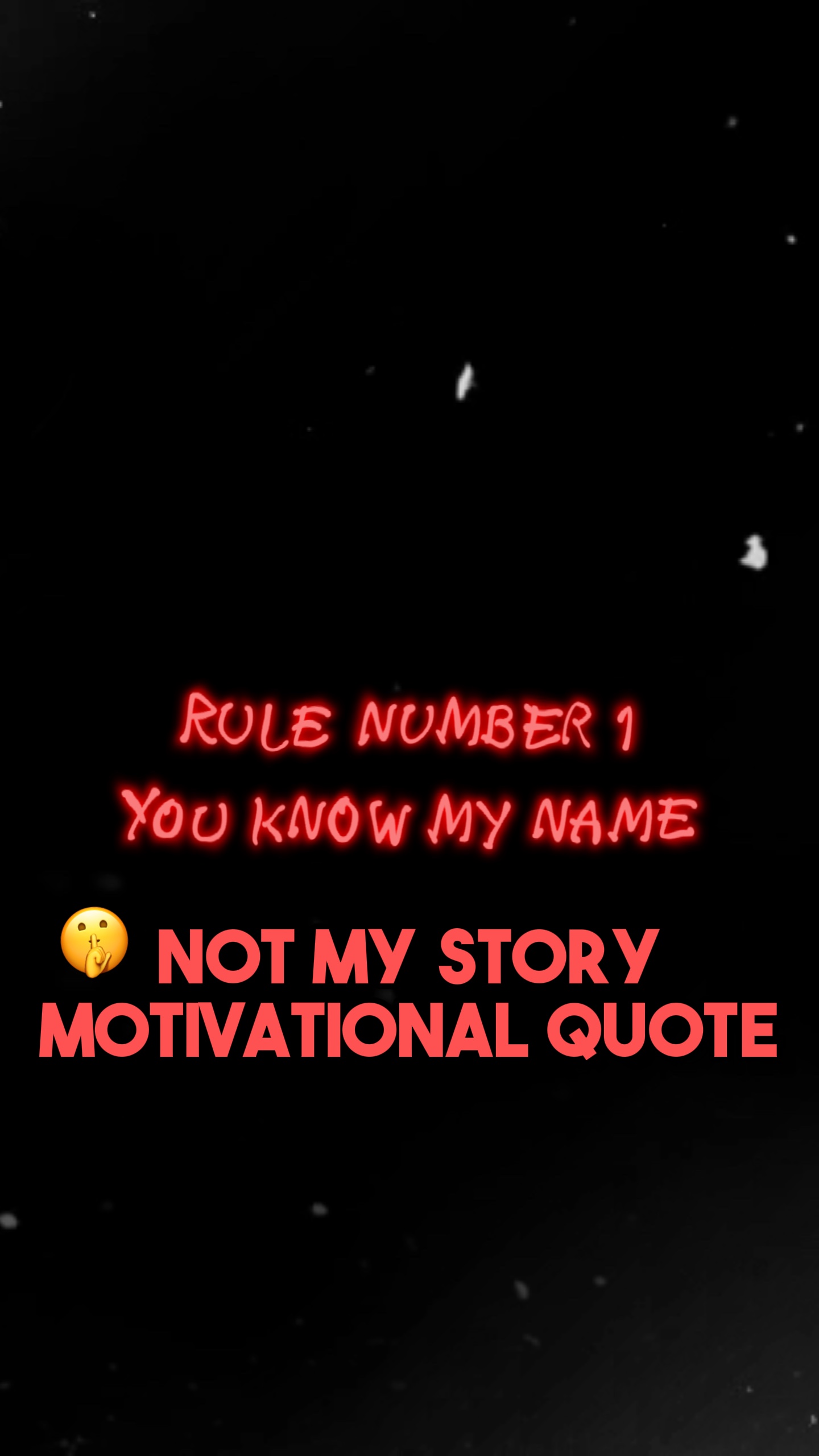 U know my name🤫