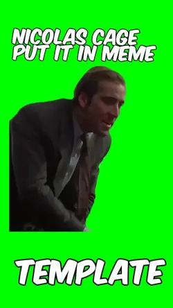 Nicolas cage put it