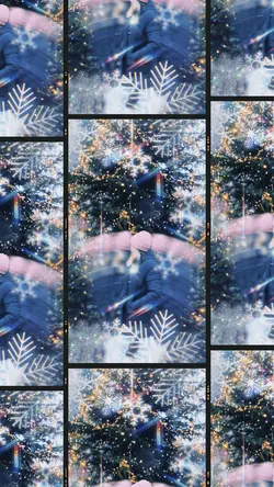 Christmas snowfall