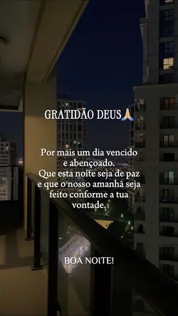 Obrigado meu Deus