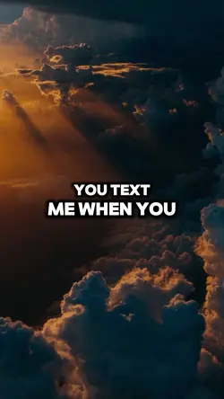 You text me