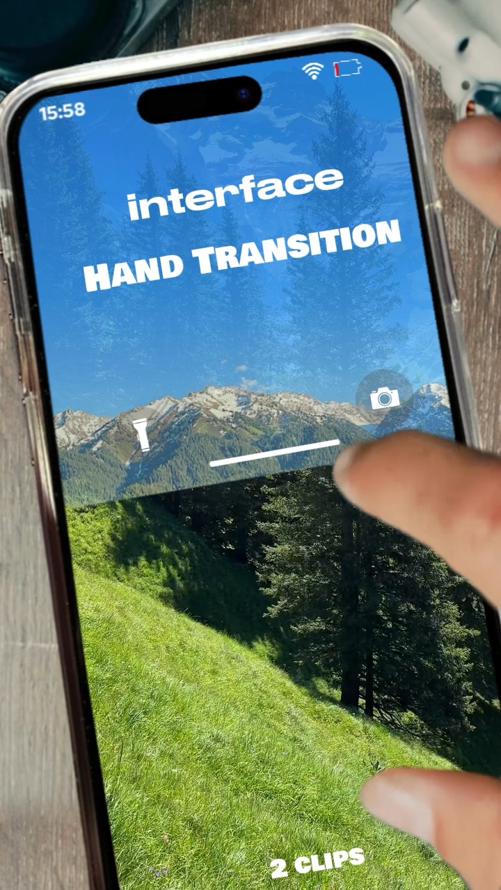 Hand Übergang