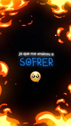 já que me ensinou