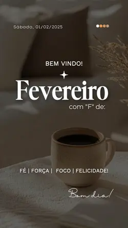 Fevereiro com F de: