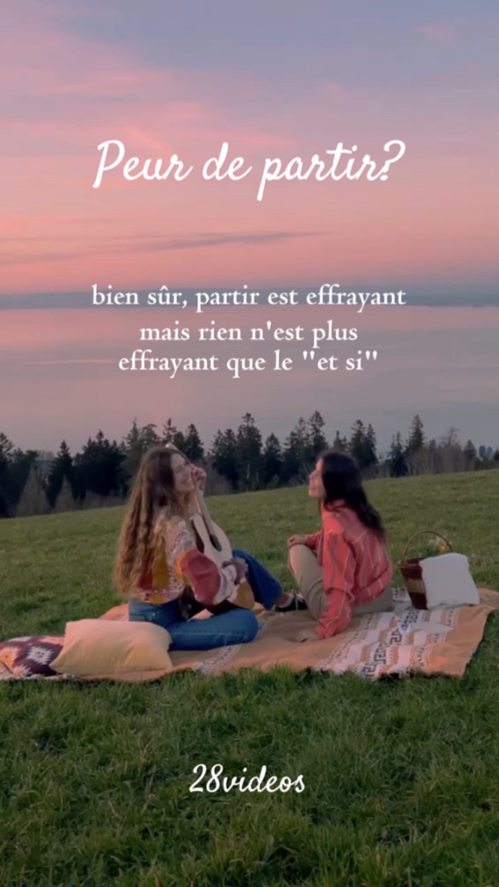 Peur de partir?
