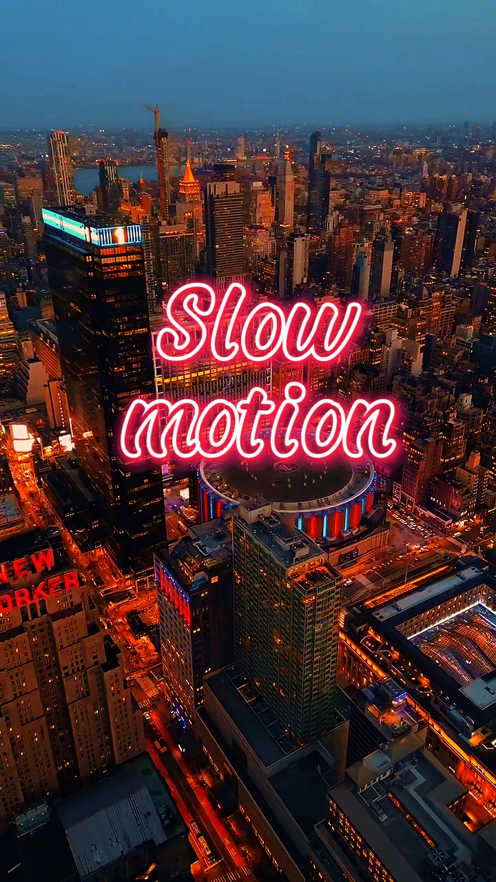 Slow motion trend 