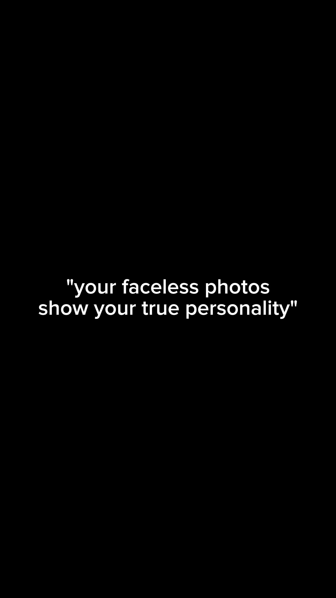 faceless photos 