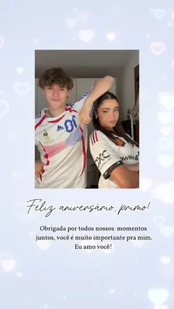 PARABÉNS PRIMO....