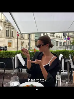 heart to- he said