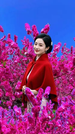 Among the flowers