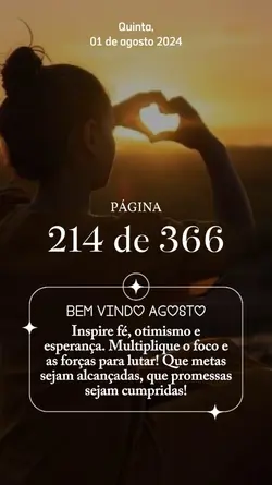 Quinta, 01 de Agosto