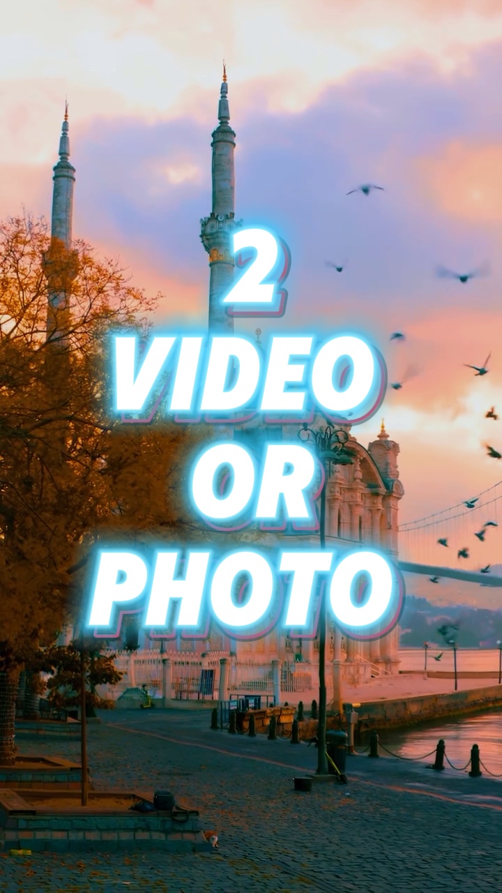 2 video atau foto 