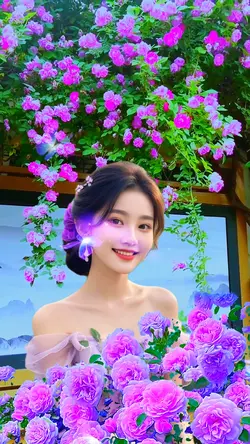 Amid the flowers