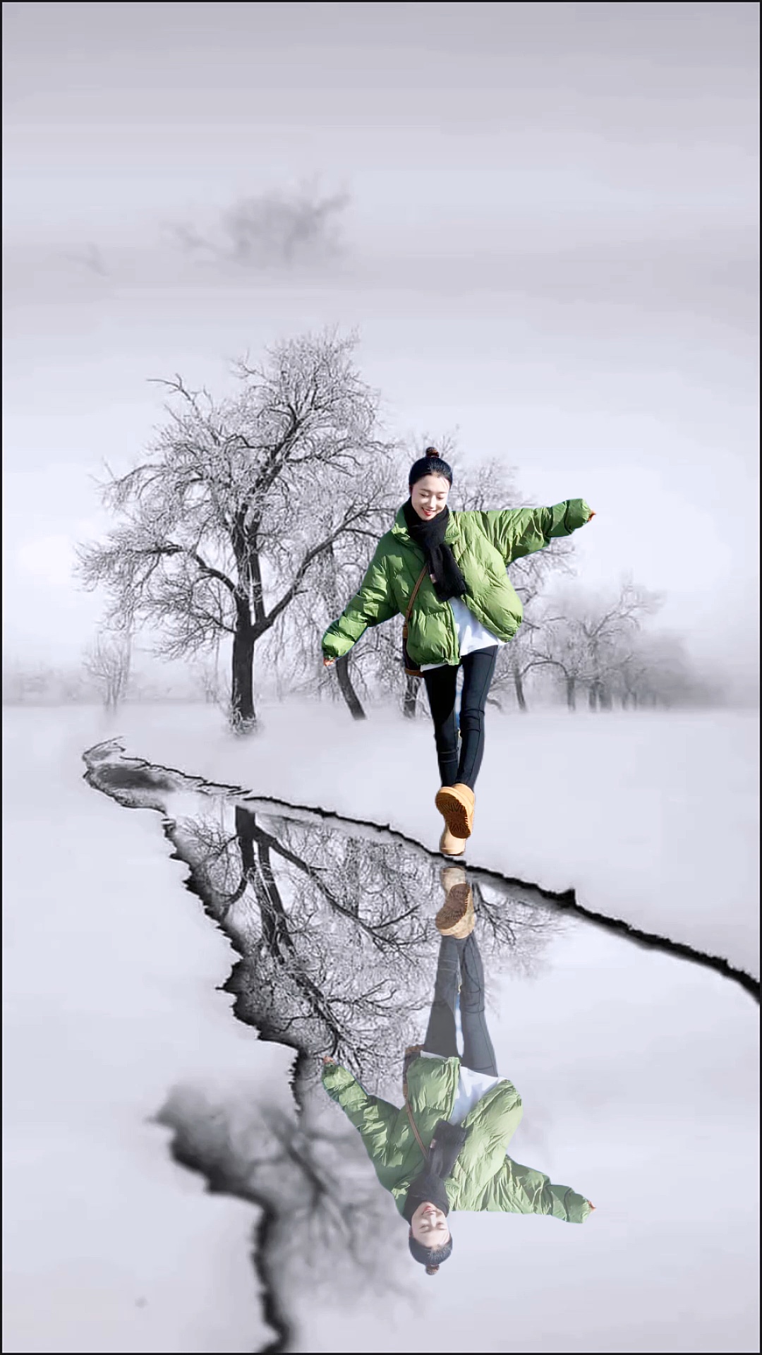 Reflet dans l'eau