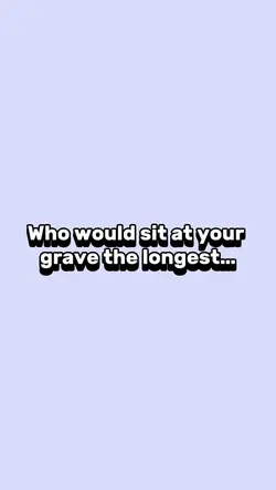 Sit at your grave 