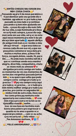 aniversário amiga 