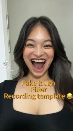 Fake laugh filter