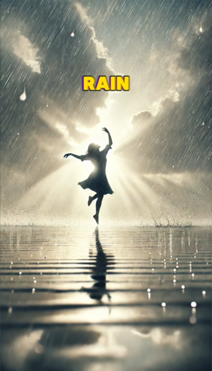 Joie sous la pluie