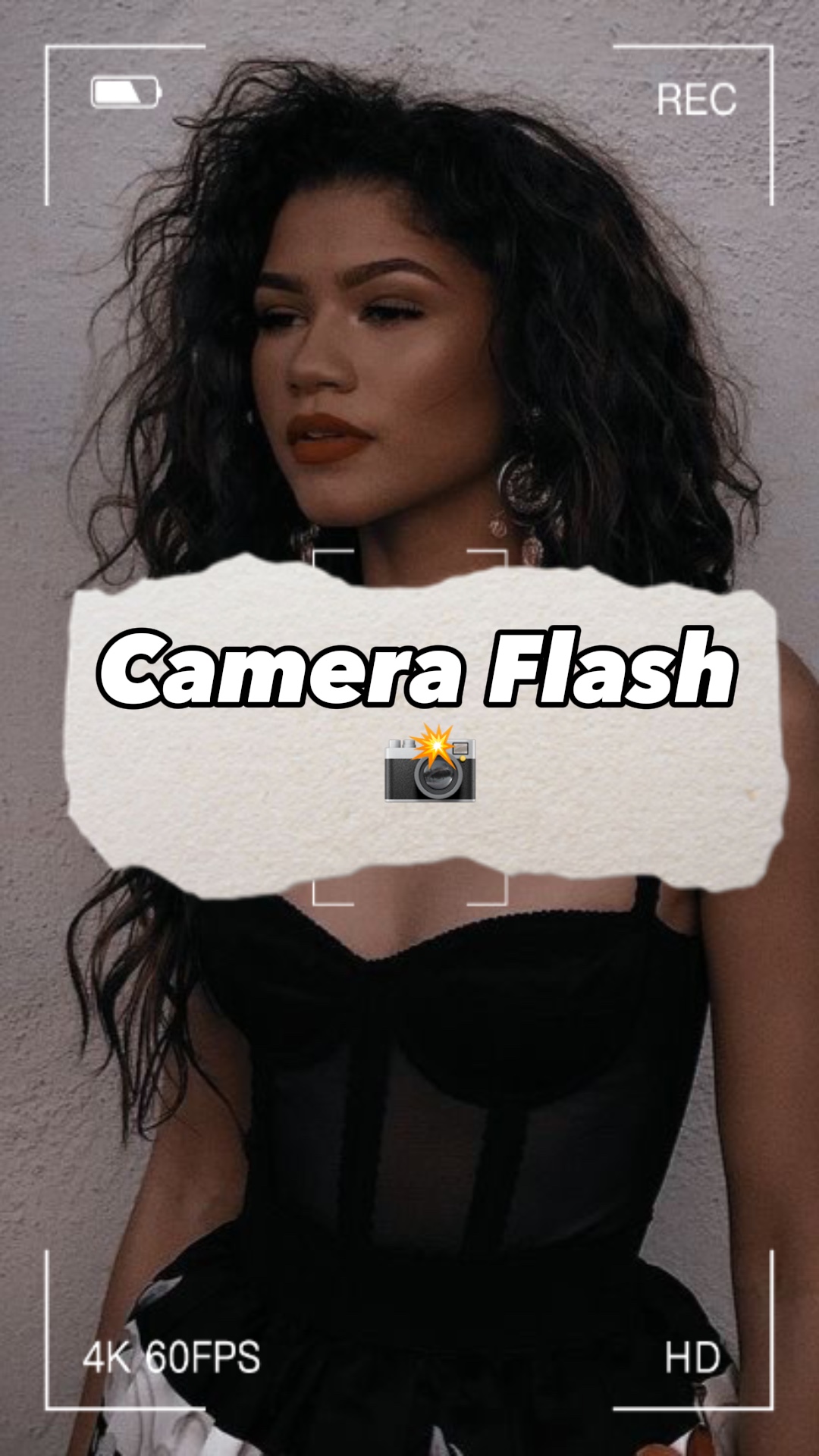 Flash da câmera📸
