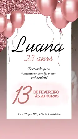 CONVITE ANIVERSÁRIO