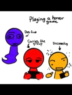 Playing horror games