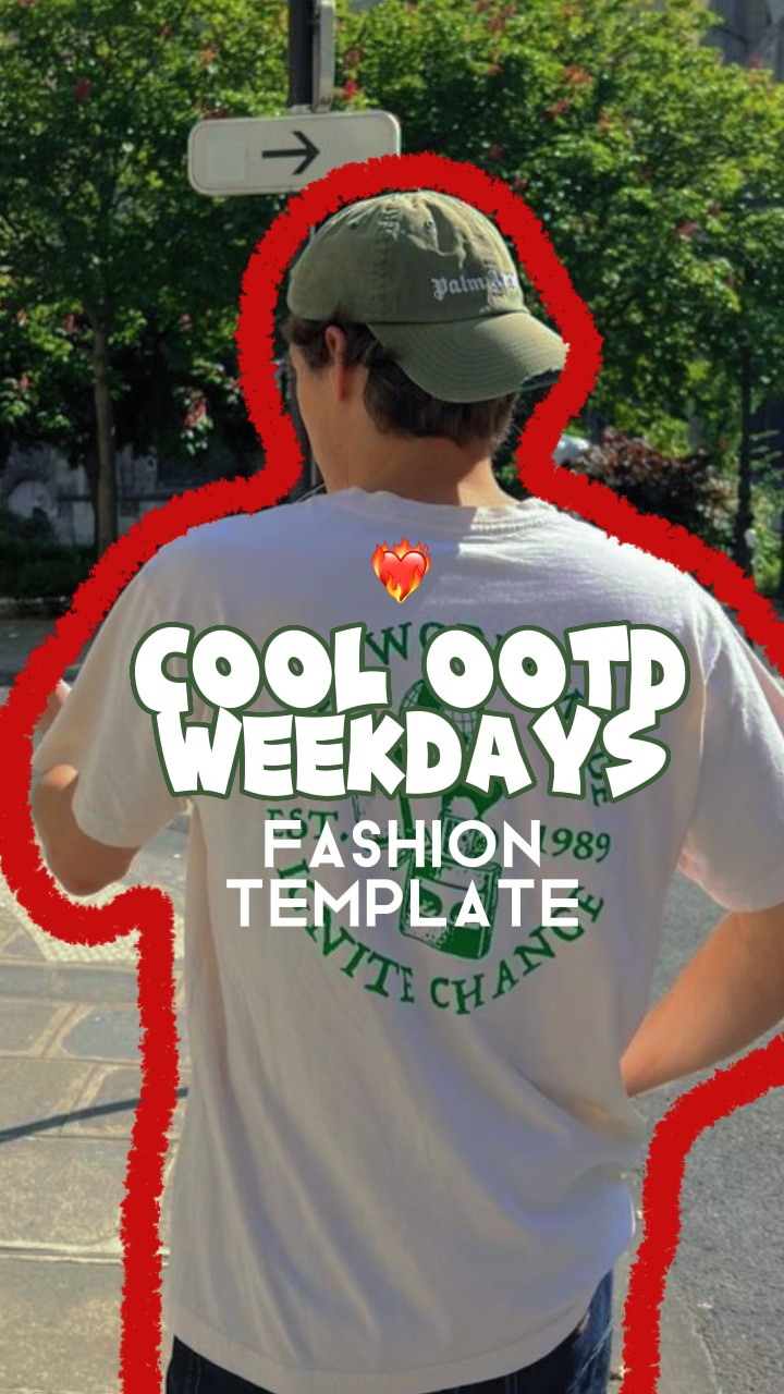ootd template ❤️‍🔥