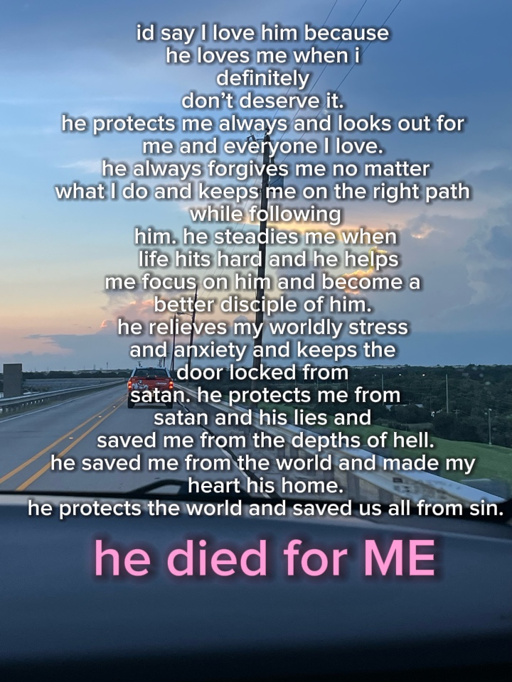 ILYSM JESUS 🙌✝️