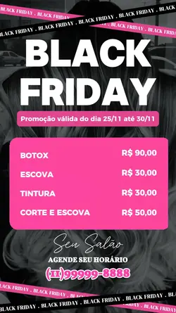BLACK FRIDAY SALÃO