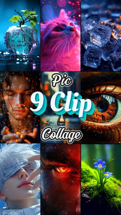 9 Clip Pic Collage 