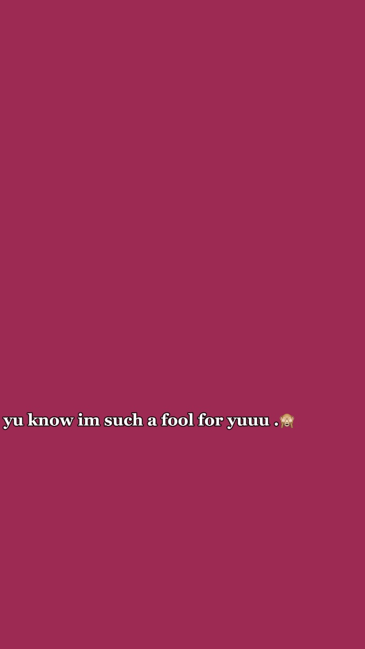 Fool para sa yuuu. 😝