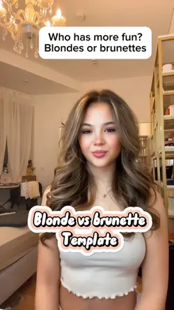Blondes or brunette